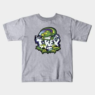 Defunct Tupelo T-Rex Hockey 1998 Kids T-Shirt